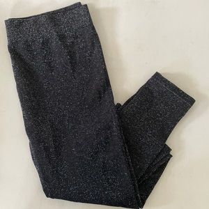 Black sparkly leggings